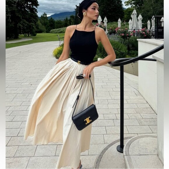 ZARA RUFFLY WAIST SKIRT ZW COLLECTION - Picture 11 of 11